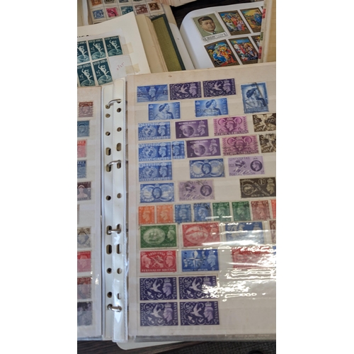 507 - A considerable amount of Schoolboy stamp albums, stamp sheets etc. - Commonwealth, Britain, Worldwid... 