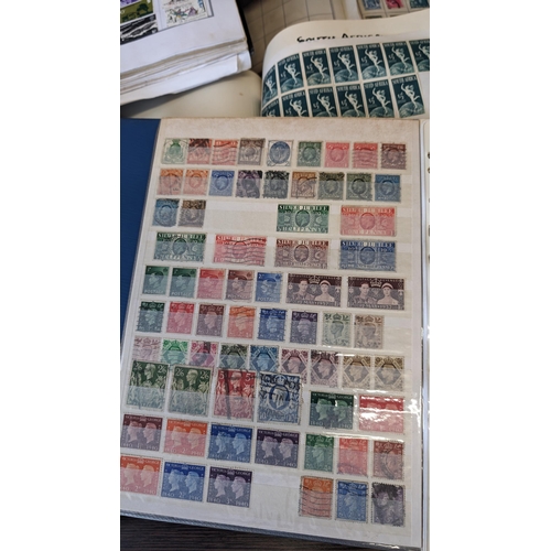 507 - A considerable amount of Schoolboy stamp albums, stamp sheets etc. - Commonwealth, Britain, Worldwid... 