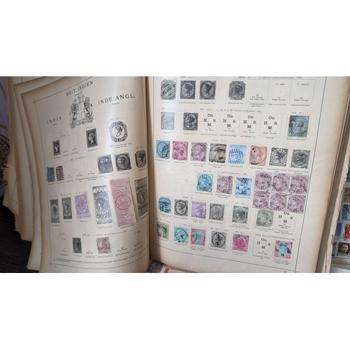 510 - A large collection of British and worldwide stamp albums