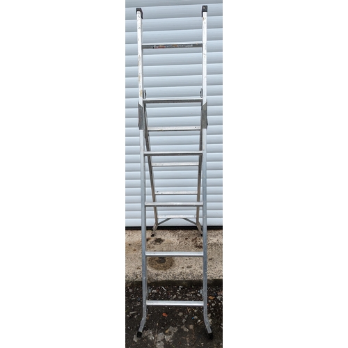 967 - Metal 3 way ladder