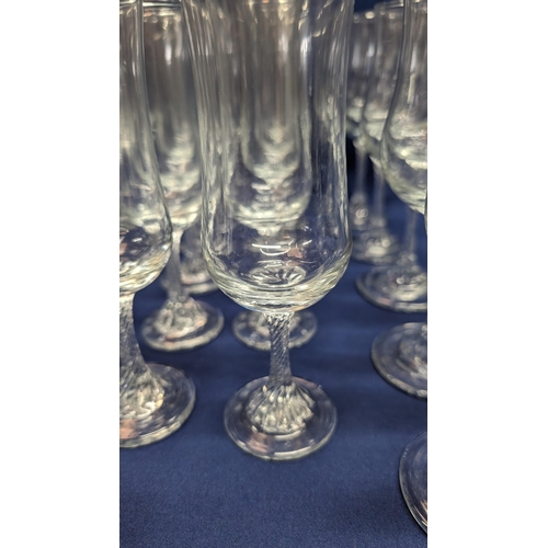 740 - Set of 12 vintage Irish coffee glasses.   From the country estate.