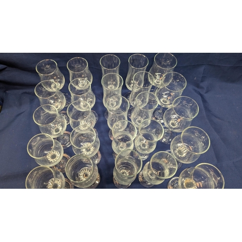 740 - Set of 12 vintage Irish coffee glasses.   From the country estate.