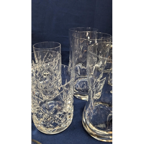 743 - A Large Quantity of Vintage and Art Deco Glassware - Including Stem Vases.   From the country estate... 