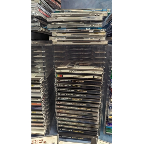 1074 - A large quantity of CD's - Mixed