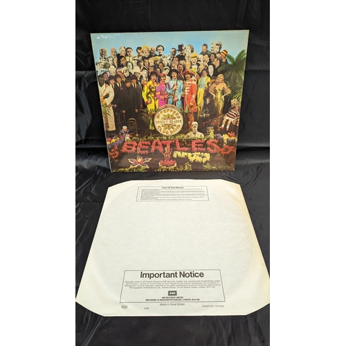 763 - The Beatles vinyl LP Records including Red & Blue albums , Sergeant Peppers Lonely Hearts Club Band,... 