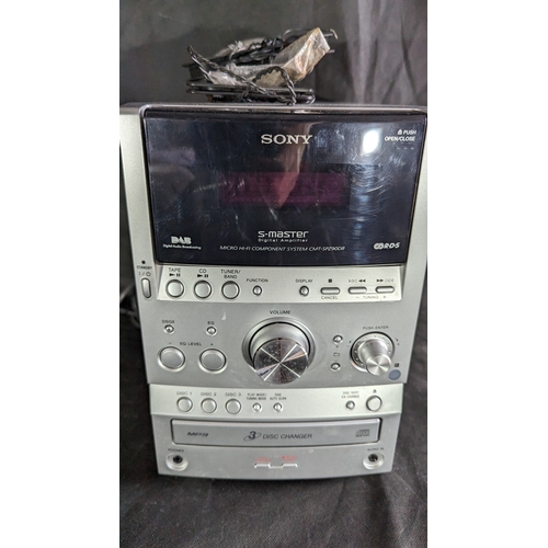 875 - Sony S Master Micro system CMT-SPZ90DB.