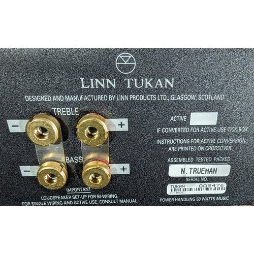 888 - A pair of Linn Tukan speakers. From the Estate