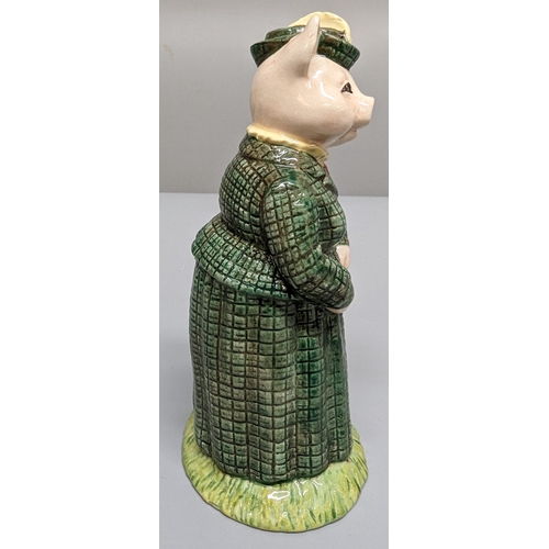 84 - 2 Beswick 'The Lady Pig' a Beswick Pig and a Skiing Pig