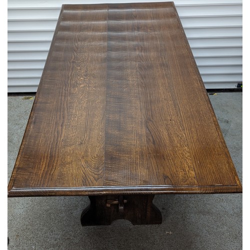 403 - Darkwood Kitchen table - 75 x 153 x 75cm