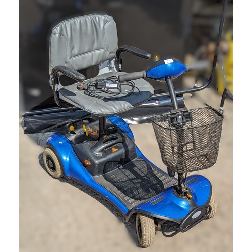 989 - A Shoprider Mobility Scooter - with charger and approx 3 month old batteries