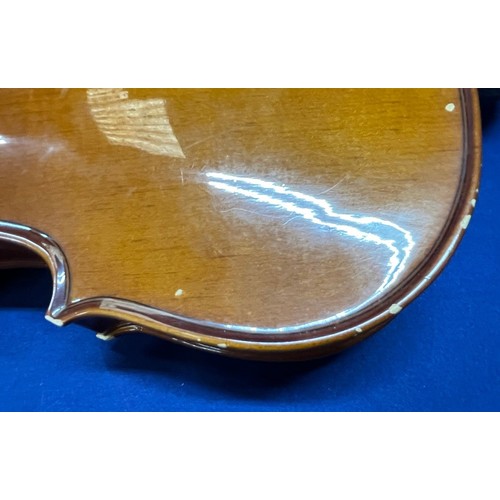 352 - 2x Modern Violins with cases - The Stentor Student