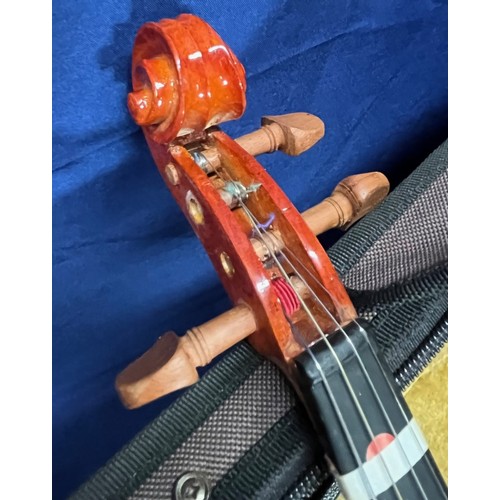 352 - 2x Modern Violins with cases - The Stentor Student