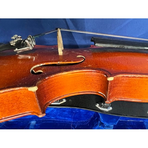 354 - 2x Modern Skylark Brand Violins with cases