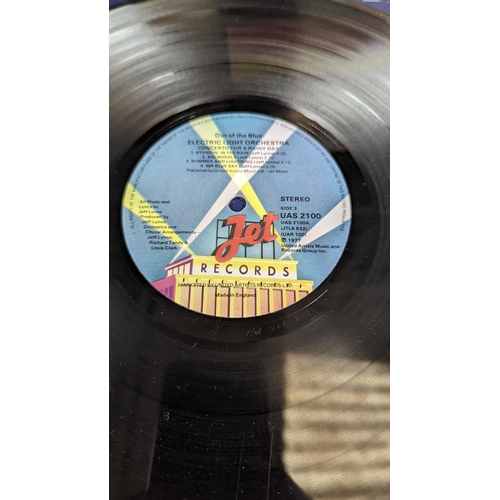 767 - 6x Vinyl LP records - Electric Light Orchestra 'Out Of The Blue' Jet Records UAS2100 with press out ... 