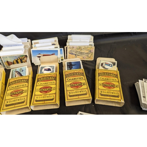 772 - A Large Quantity of Cigarette Card Sets - Wills, Players etc.