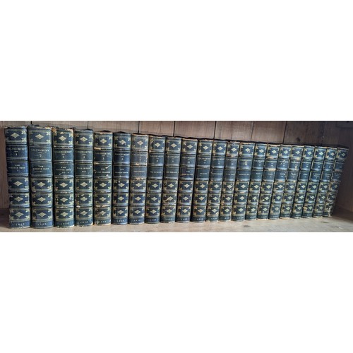 603 - 1926 set of John Galsworthy novels - Vols. 1-22 Devon Edition (First Volume missing front cover - re... 