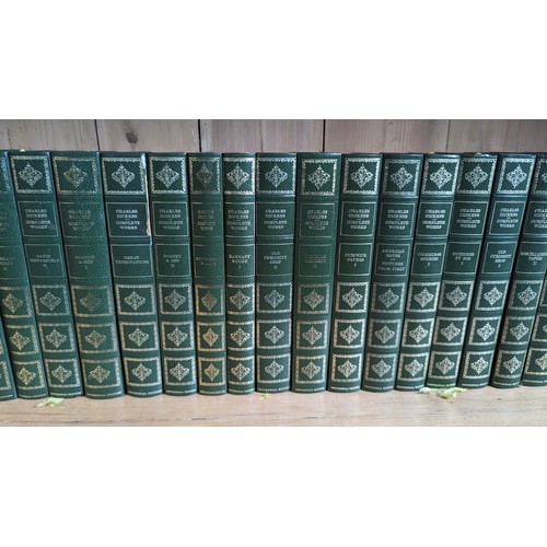 606 - The Centennial Edition of the works of Charles Dickens - 34 volumes.   From the country estate.