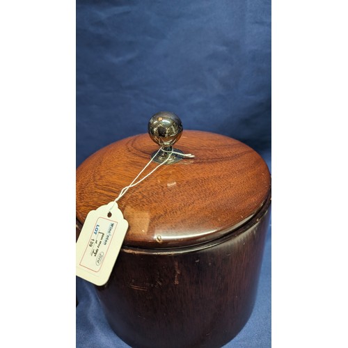 139 - A Vintage Blakes mahogany tray - 33 x 23cm PLUS a Mahogany ice bucket - 17 x 20cm.   From the countr... 