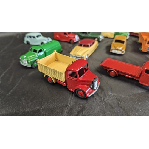 625 - A Collection of 16 x Restored and Partially Restored Dinky Die Cast Metal Cars - Zephyr, Daimler Amb... 