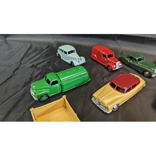 625 - A Collection of 16 x Restored and Partially Restored Dinky Die Cast Metal Cars - Zephyr, Daimler Amb... 