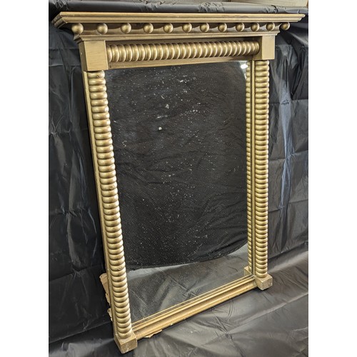 3 - An Antique Gilt Mirror 90x66cm