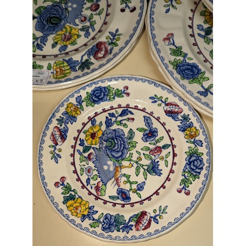 360 - Vintage Mason 'Regency' C4475 821349 No. 14 & No. 20 Dinner plates x2 - 26cm Diameter - good conditi... 