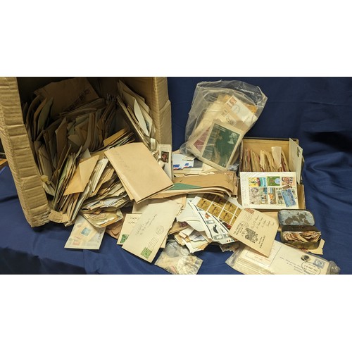 497 - Large amount of Used and unused stamps and first day covers - Worldwide, Britain, Commonwealth etc.