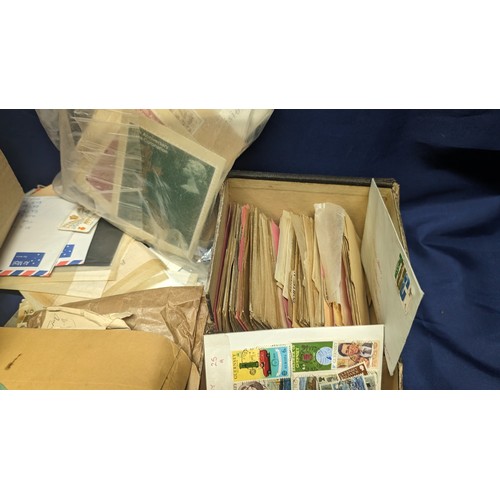 497 - Large amount of Used and unused stamps and first day covers - Worldwide, Britain, Commonwealth etc.