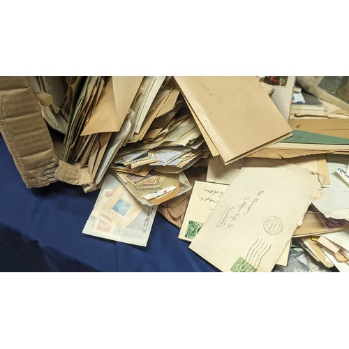 497 - Large amount of Used and unused stamps and first day covers - Worldwide, Britain, Commonwealth etc.