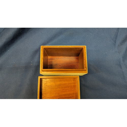 109 - A Selection of Vintage Trinket Boxes:- Hand Carved Wooden Jewellery Box/ Tarot Box with Gold Leaf De... 