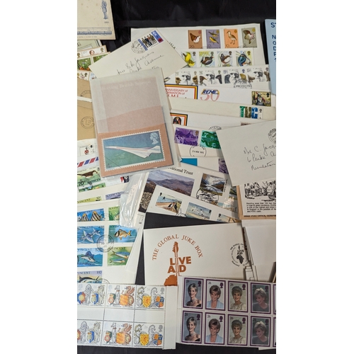 509B - An Assortment of First Day Covers, Mint Uncirculated Stamp Sheets, Uniform Penny Postage Cards etc.