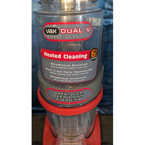 859A - Vax Dual V Carpet washer with instructions