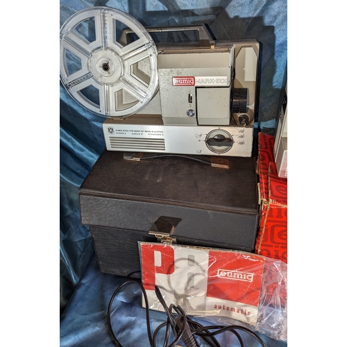 1191 - 2x Eumig Mark 501 film projectors