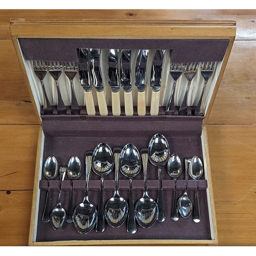 297C - A Quantity of Cutlery in Box and Case