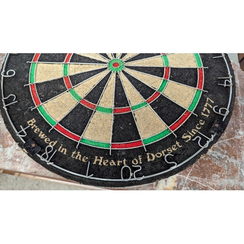 1087 - Vintage Badger Ales Dart Board 