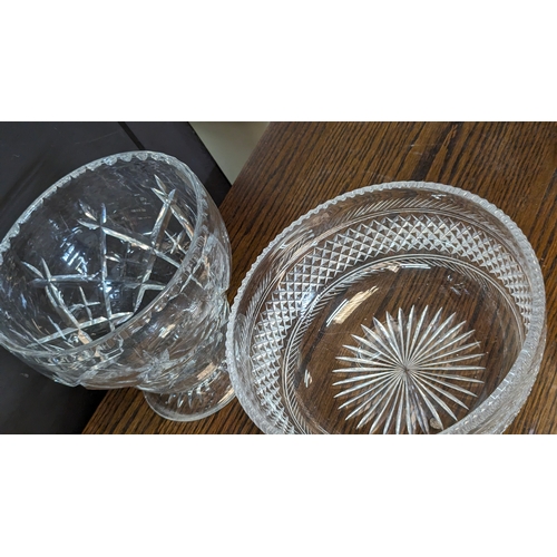 701D - Vintage Crystal Bowls and Vase