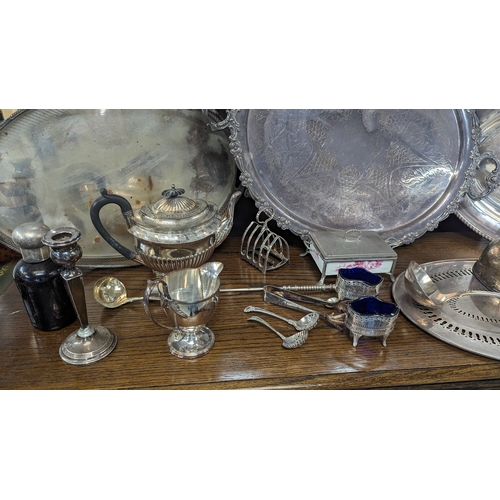 702A - A Large Selection of Silver Plateware