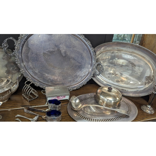 702A - A Large Selection of Silver Plateware