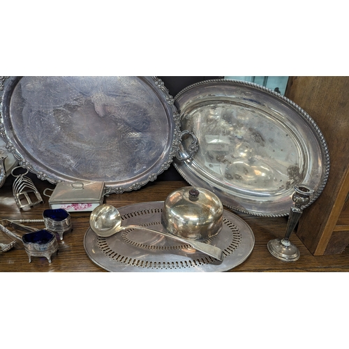 702A - A Large Selection of Silver Plateware