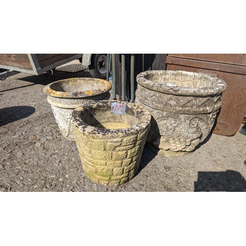 1159A - 3 x Garden Planters