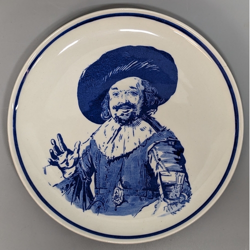 90 - 3 Hand painted Delft plates