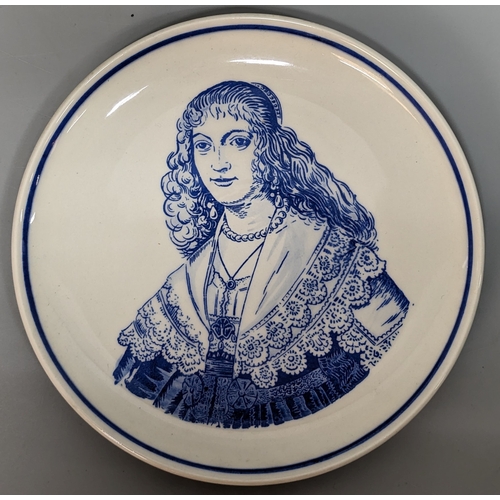 90 - 3 Hand painted Delft plates