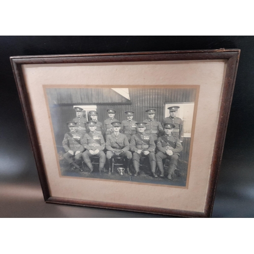 421 - A a Black and White Photo of Soldiers between the World Wars. Members of the East Surrey Regiment.

... 