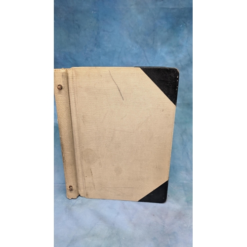 455 - A large Vintage Railways ledger with Routes, Distance and Fares - Nantwich, Norton Bridge, Nuneaton,... 