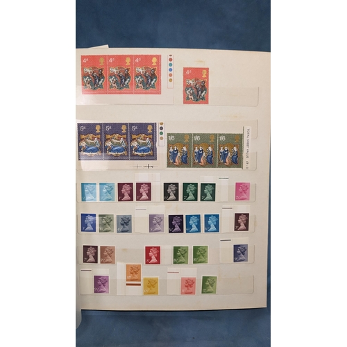 465 - Great Britain Stamp Album including: Roofs; Writers; Philympia; University; BBC; Experiments; Cricke... 