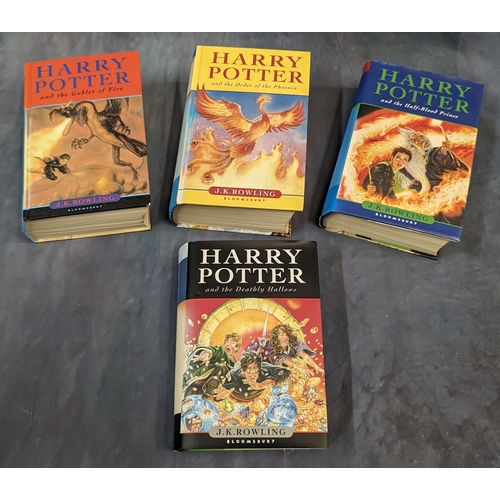 516 - 3x First Edition hardback Harry Potter books (The Order of the Phoenix, The Half Blood Prince & The ... 