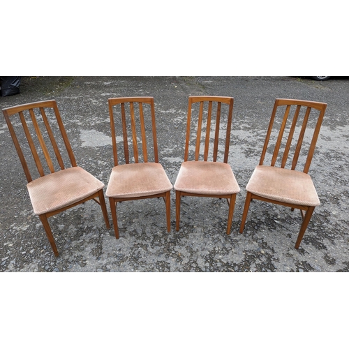 559 - Set of 4 Mid-century dining chairs