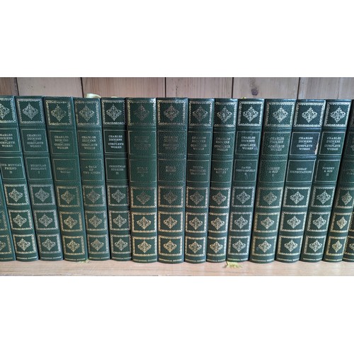 606 - The Centennial Edition of the works of Charles Dickens - 34 volumes.   From the country estate.