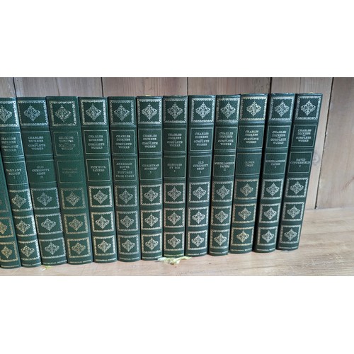 606 - The Centennial Edition of the works of Charles Dickens - 34 volumes.   From the country estate.