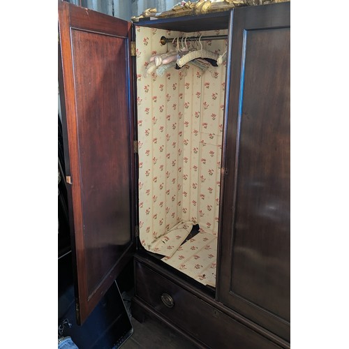 1139 - Large Wardrobe with Drawer in 2 parts